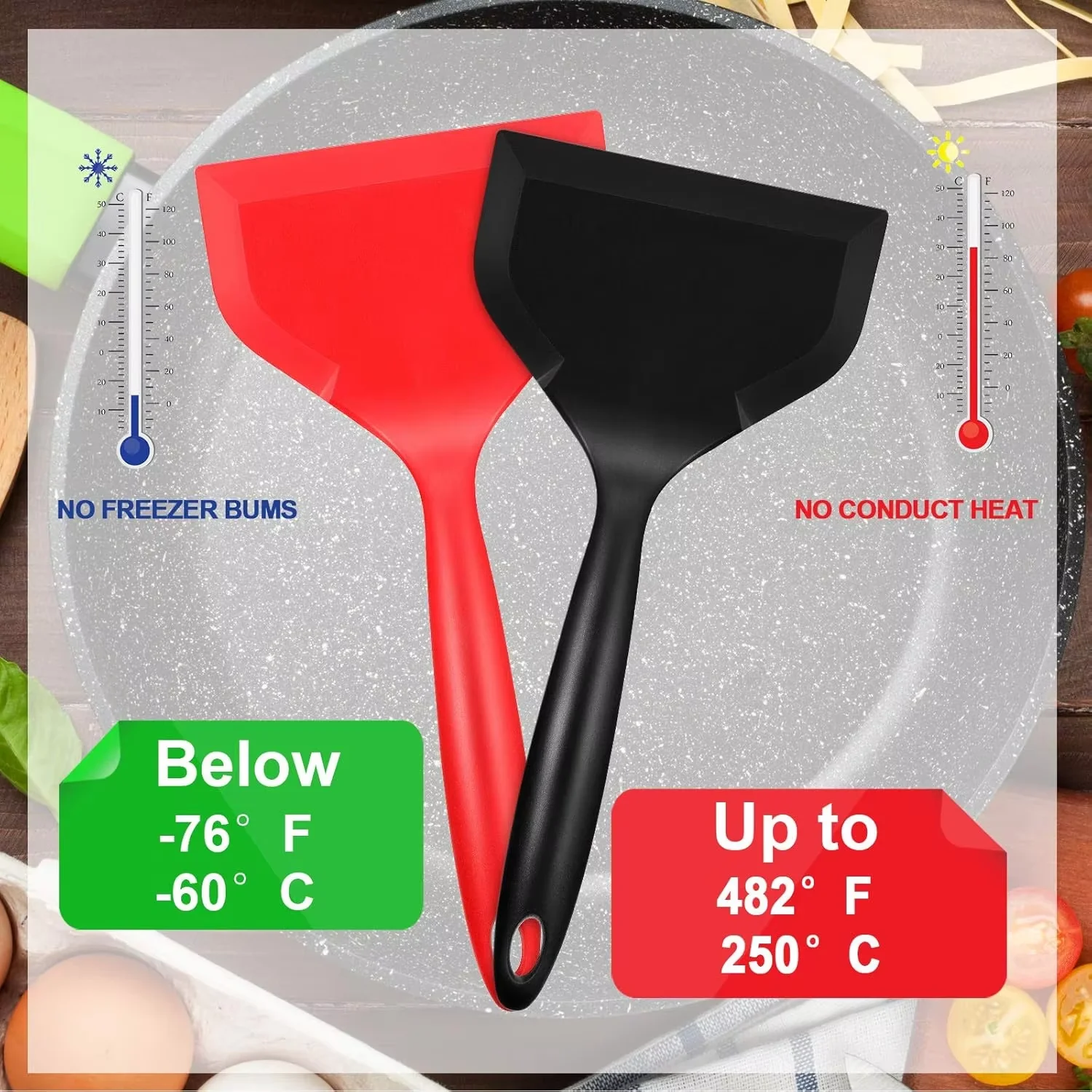 Spatule antiadhésive, spatule  - Okonomiyaki Spatula avis et prix