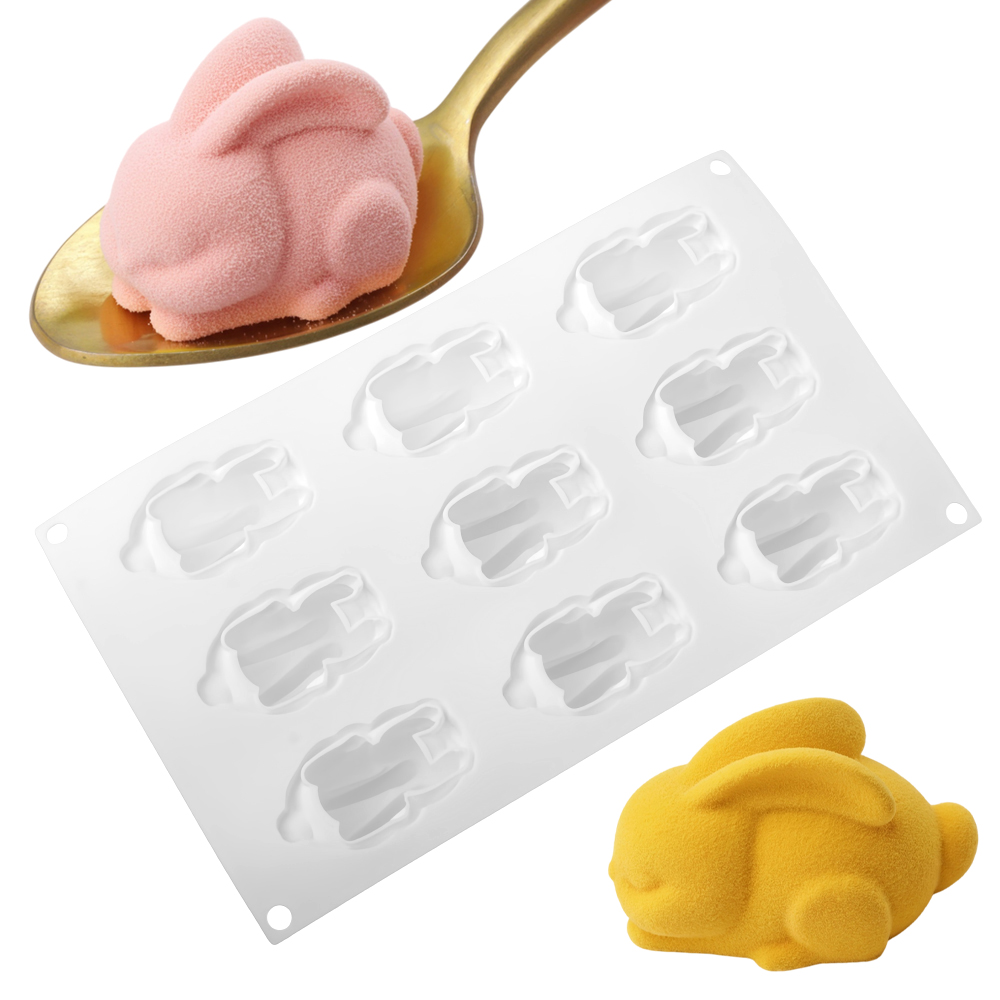 Moule en silicone 9 cavités mo - Bunny Cake Mold avis et prix